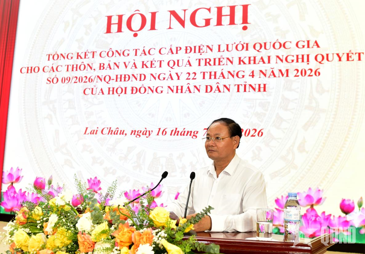 Lai Châu tổng kết công tác cấp điện lưới quốc gia và triển khai chính sách hỗ trợ điện mặt trời